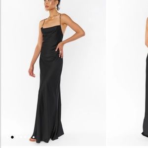 Show Me Your Mumu Black Bridesmaid dress